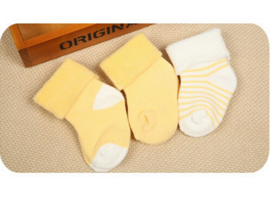 Thickening Warm Stripe Baby Children's Socks